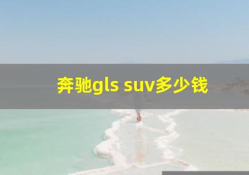 奔驰gls suv多少钱